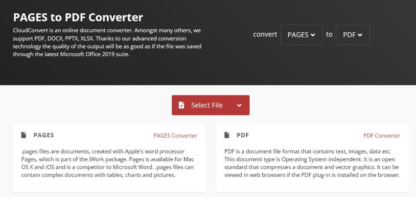 pages to pdf converter online