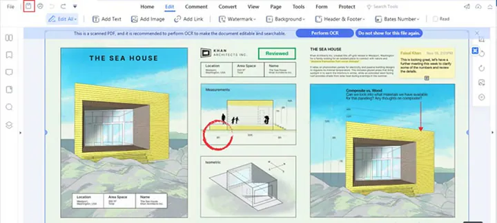 pdfelement save files