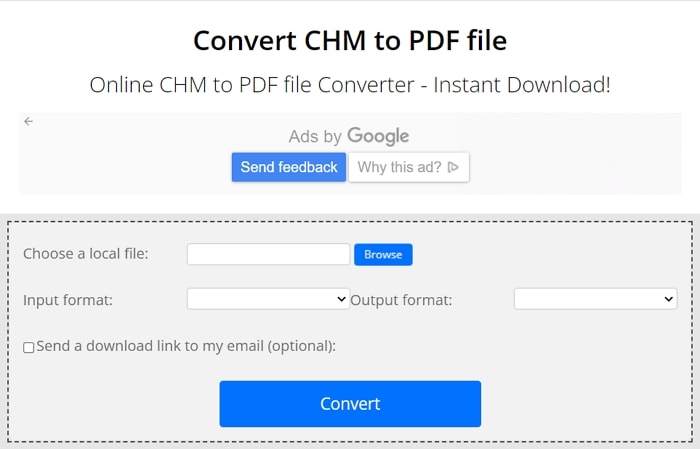 convert chm to pdf online