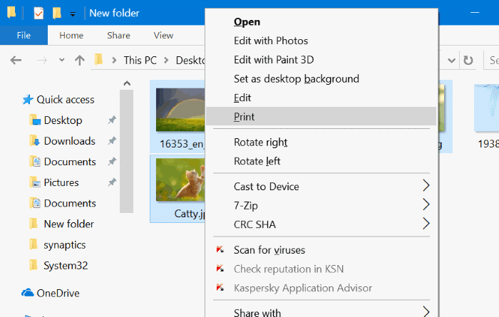 Multiple PNG to PDF Windows