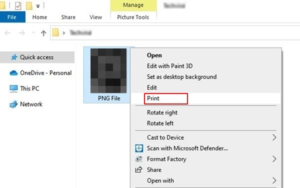 convert png to pdf on windows