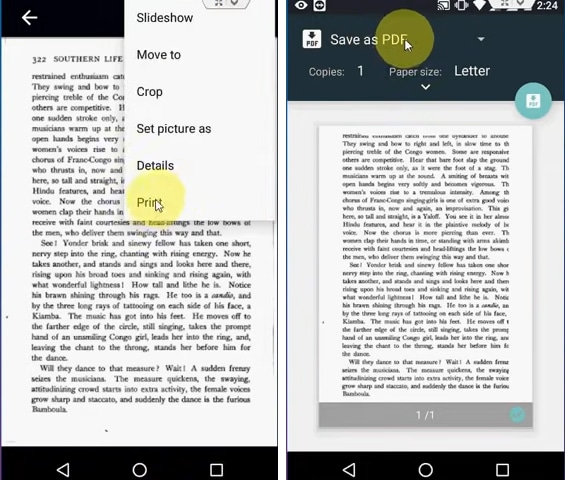 在 Android 系統手機上將螢幕截圖轉換為 PDF