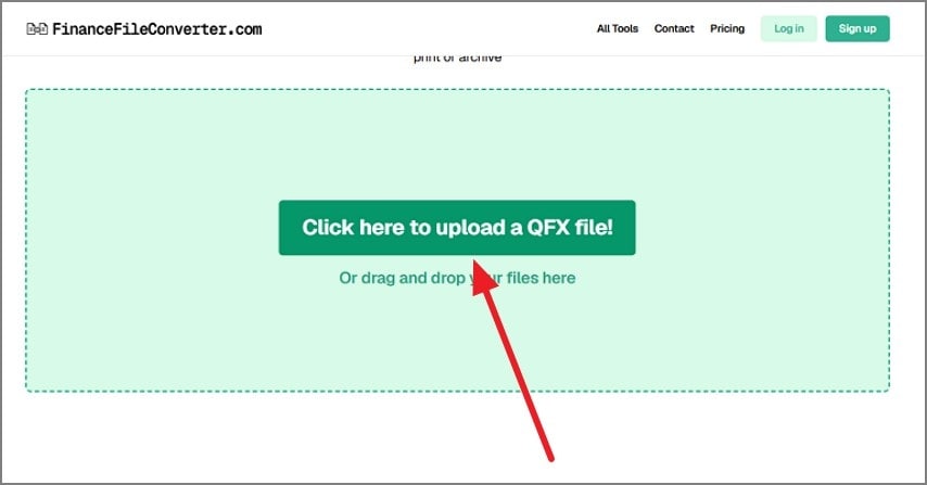 upload file to converter