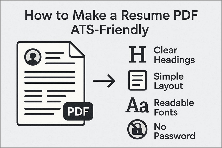 consejos para crear un currículum en PDF compatible con ATS