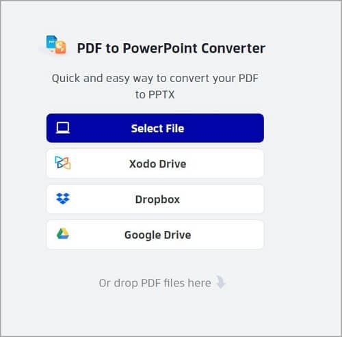 xodo pdf to powerpoint converter