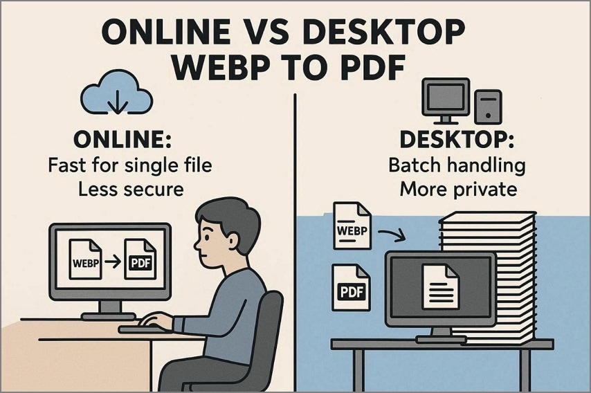 difference between online and offline tool
