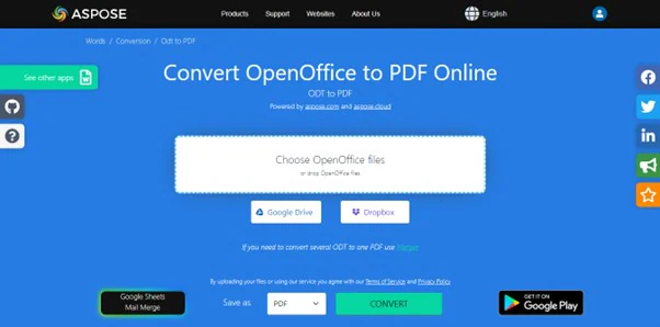 odt to pdf converter online