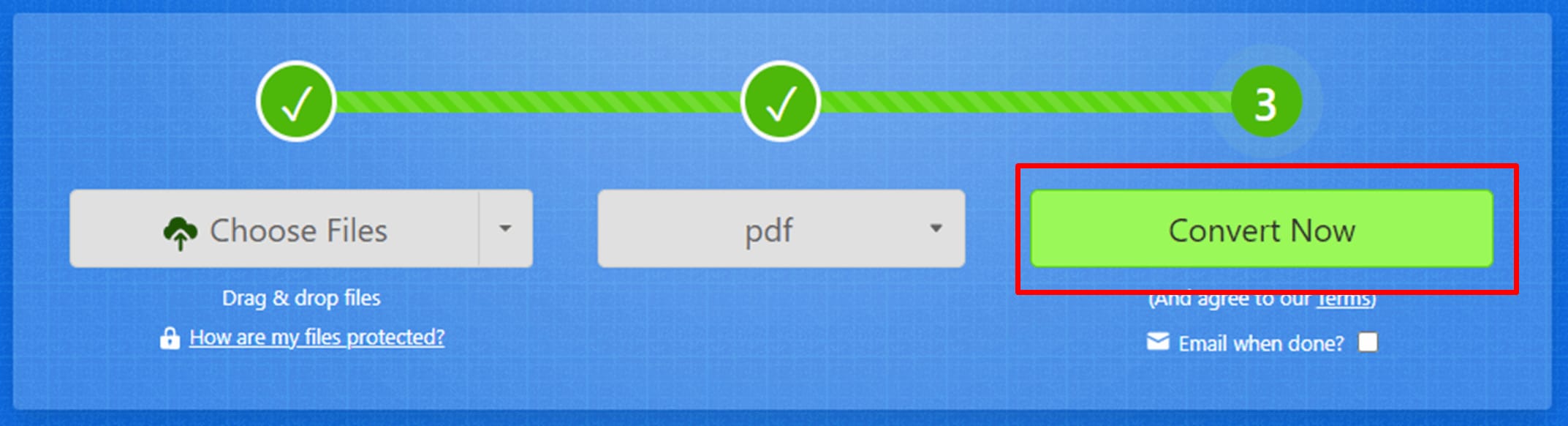 conversion de ppt en pdf par zamzar.