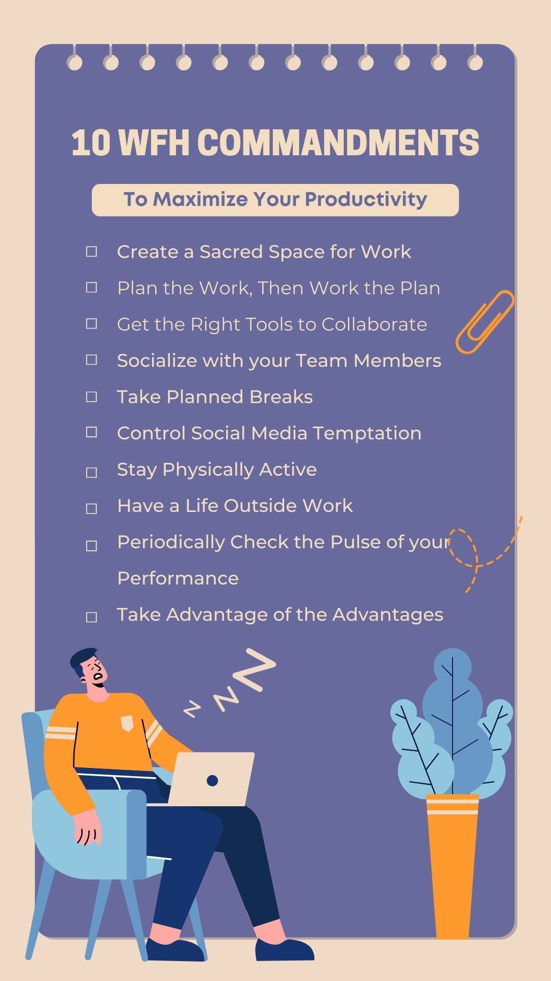 10 commandments for working from home