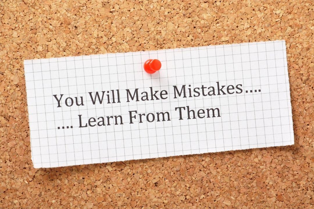 learn from your mistakes