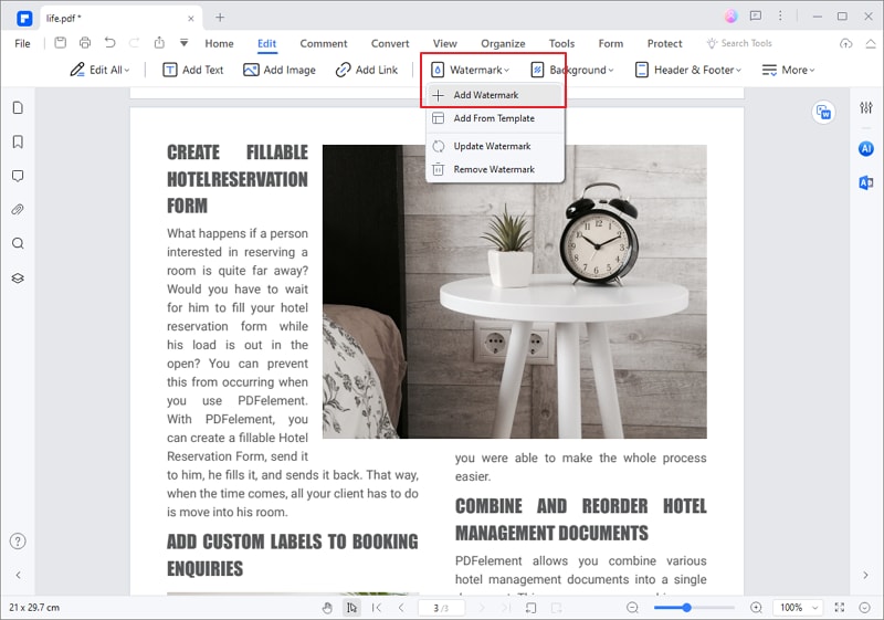 how to add logo in pdf file