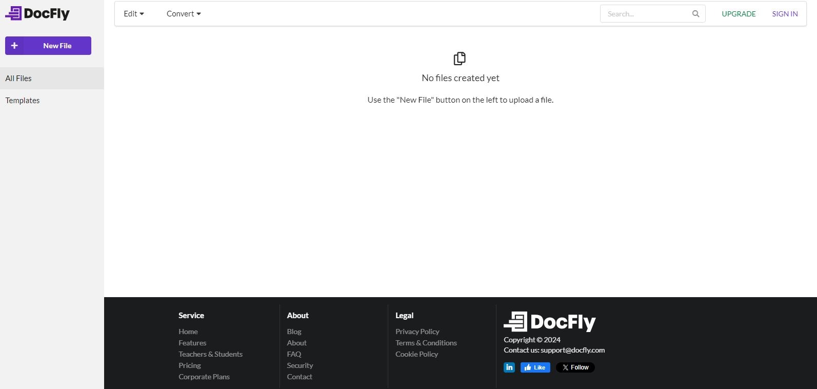 docfly dashboard insert date tool