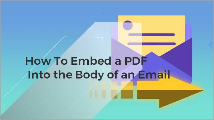 embed pdf in email