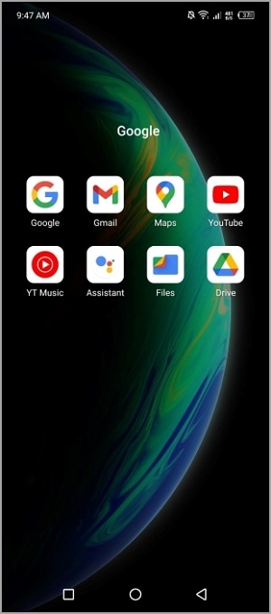 the gmail app on android phone