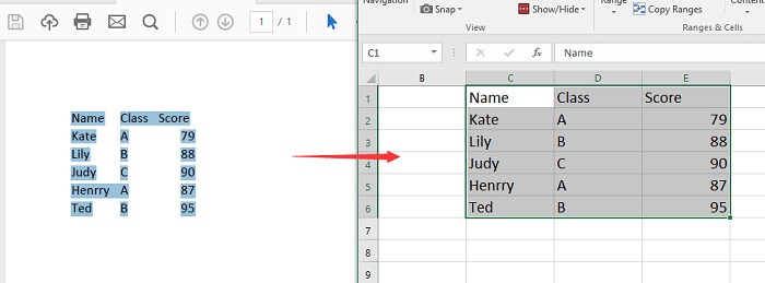 Three Methods To Convert PDF Table To Excel