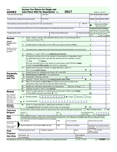 1040ez template