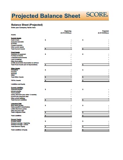 balance sheet template 2