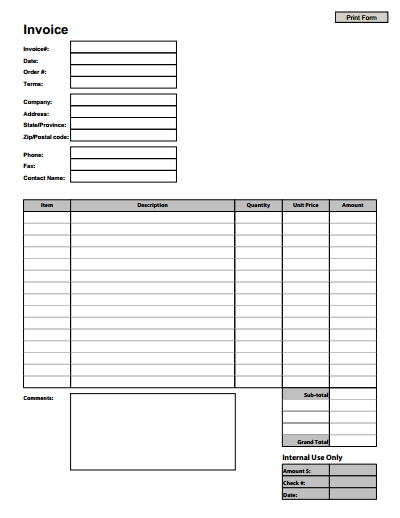 billing invoice template 2