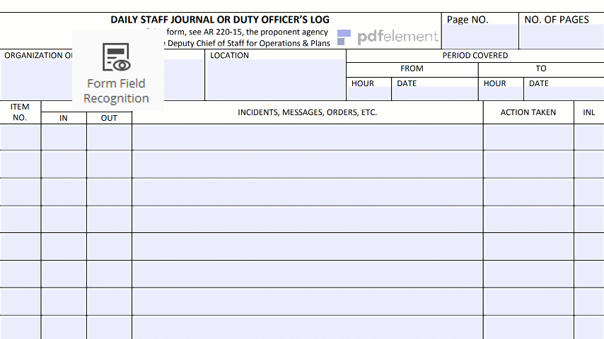 DA Form 1594: Free Download, Create, Edit, Fill and Print