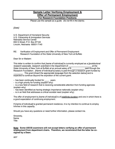 employment verification letter template 2