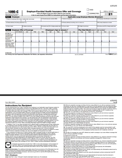 1095c tax form 2021