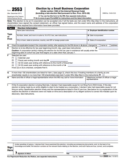 2553 tax form 2017
