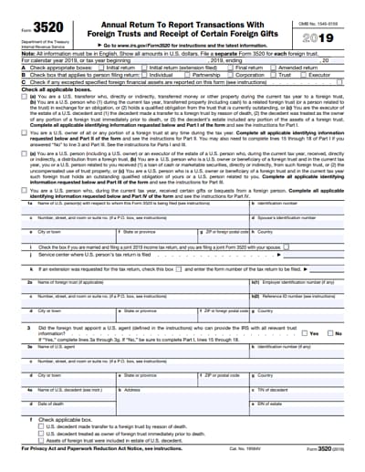 3520 tax form 2019