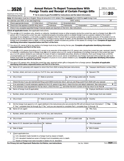 3520 tax form 2020