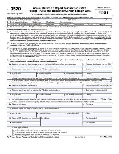3520 tax form 2021