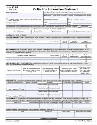 433f tax form 2017