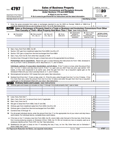 4797 tax form 2020