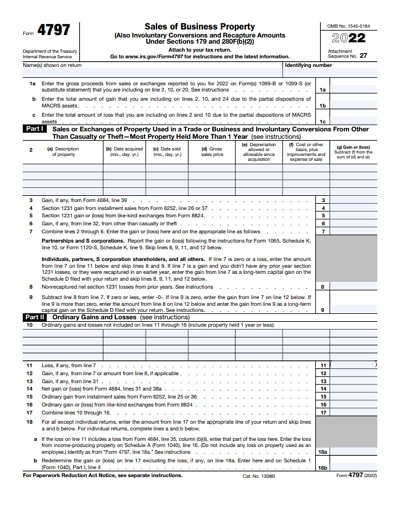 4797 tax form 2022