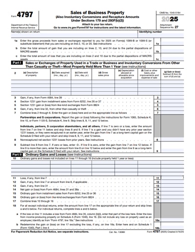 4797 tax form 2025