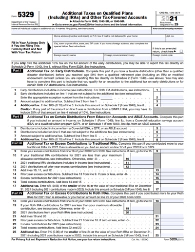 form 5329 2021