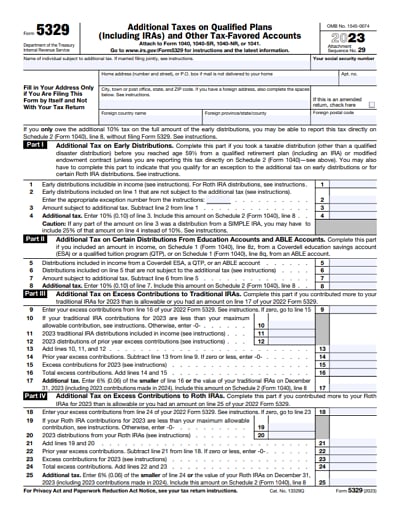 form 5329 2023