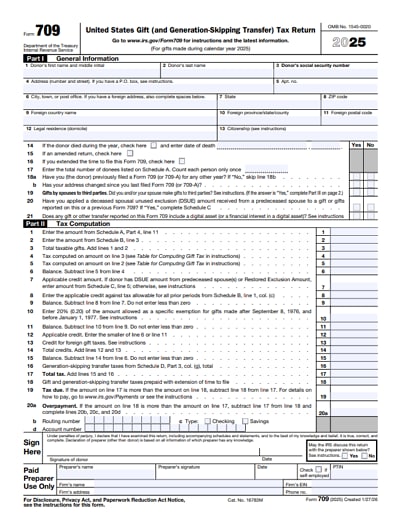 709 tax form 2025