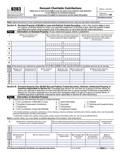 8283 tax form 2022