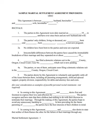 Marriage Contract Template Free Download Wondershare Pdfelement