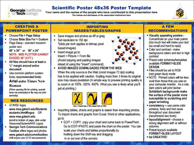 scientific poster template download