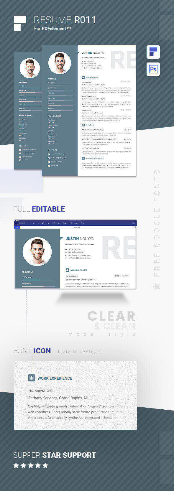 Resume Template - Calmless Gray