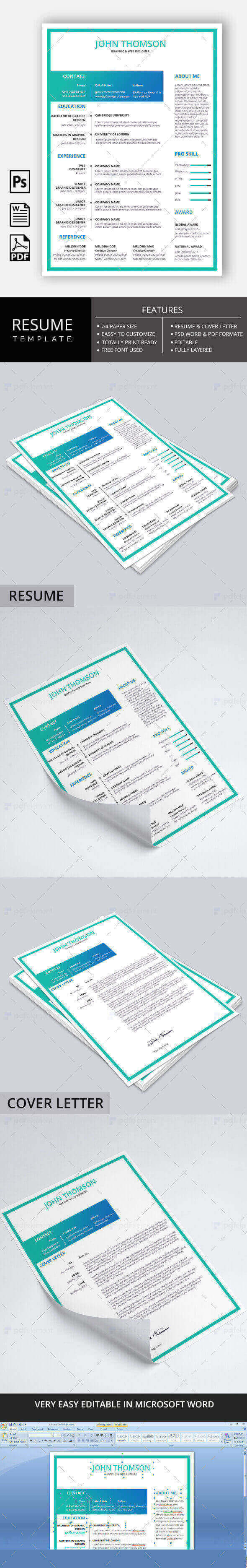 Resume Template - Magic Color Lite