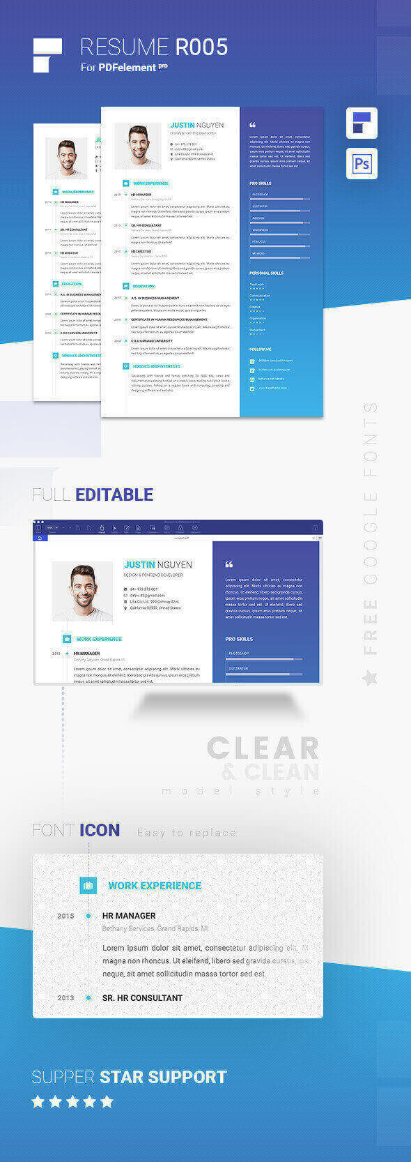 Resume Template - Oceans Deep