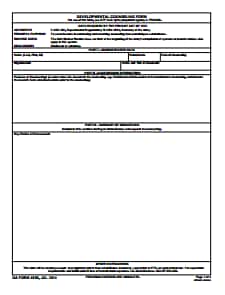 DA Form 4856: Free Download, Create, Edit, Fill, Sign and Print