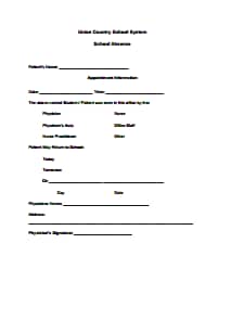 Doctors Note For Work Template Download Create Fill And Print Wondershare Pdfelement