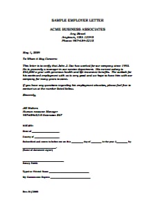 Employment Verification Letter Template:  Edit, Fill，Create and Print