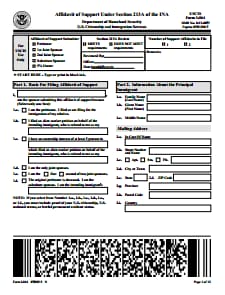 Form I-864 - Free Download, Create, Edit, Fill and Print