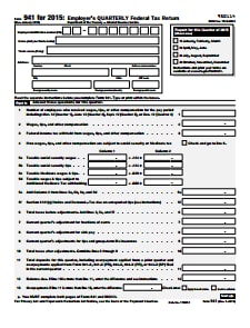 IRS 941 Form - Free Download, Create, Edit, Fill and Print PDF Templates