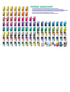 Pantone Color Chart: Free Download, Create, Edit, Fill and Print