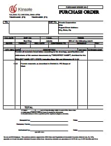 purchase order template for mac free