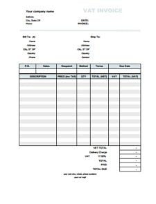 blank invoice template download edit fill and print